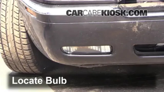 2000 Cadillac Eldorado ESC 4.6L V8 Éclairage Feu antibrouillard (remplacer l'ampoule)